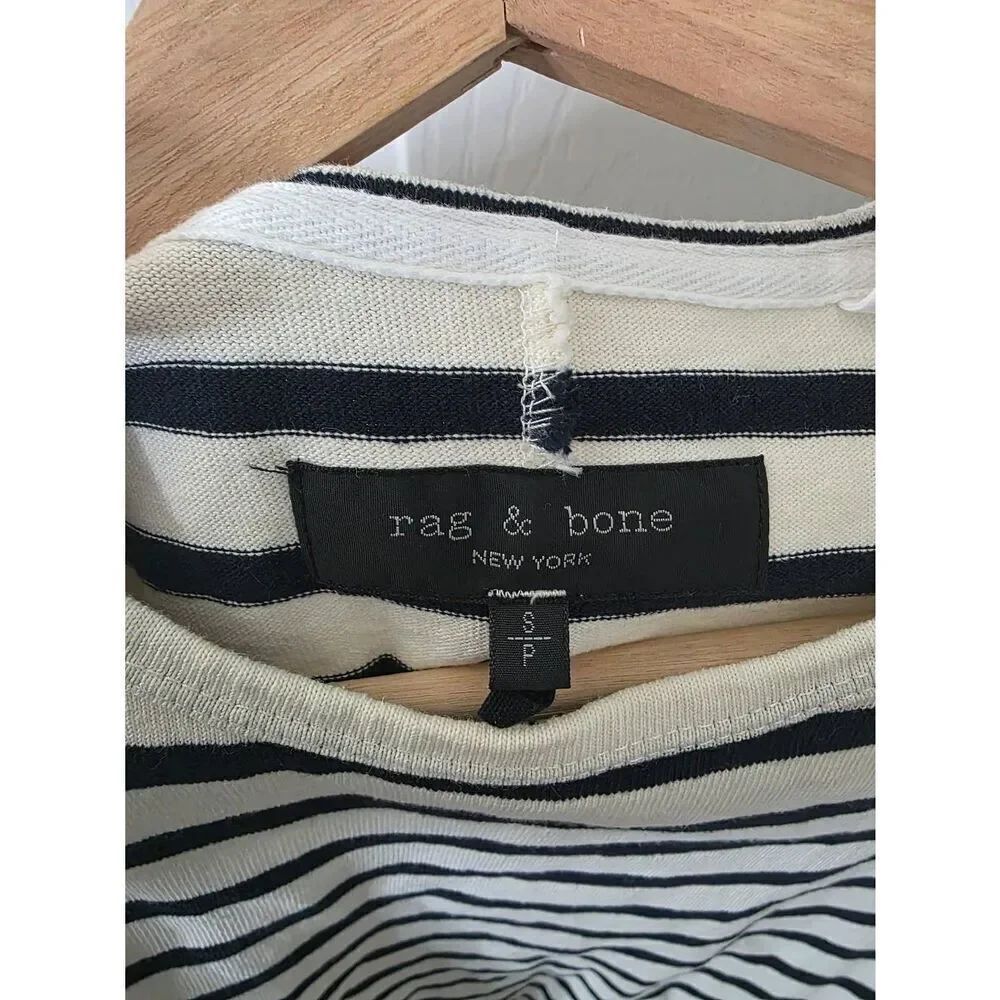 Rag and bone Striped T Shirt M - Picture 6 of 6